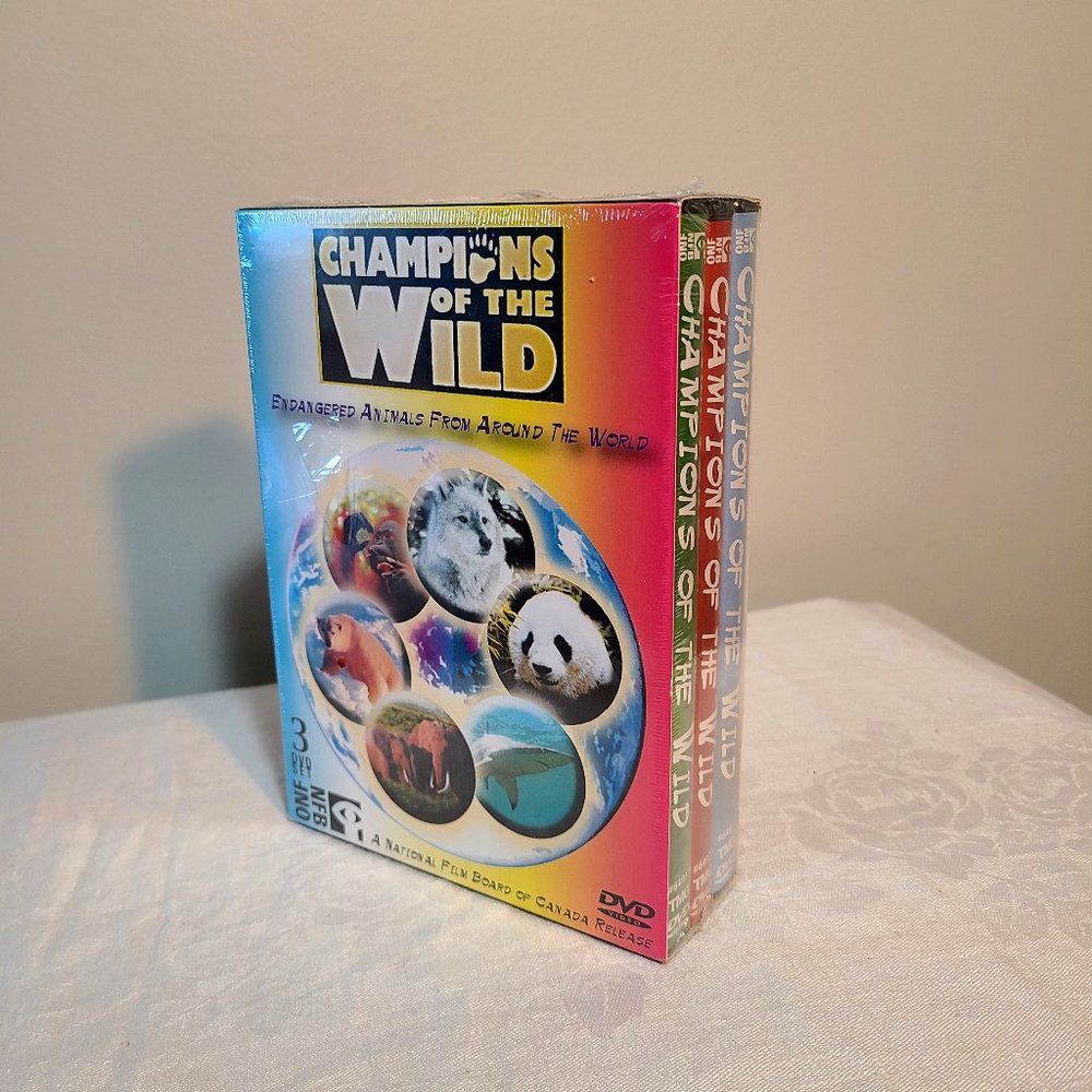 New, DVD Set Endangered animals